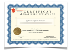 Formation EFT : certification praticien avancé